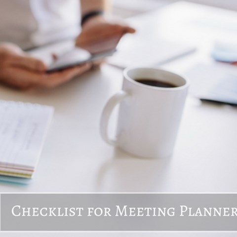 Checklist for Meeting Planners